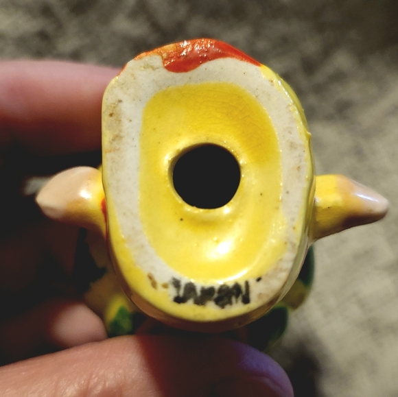 Vintage Japan Anthropomorphic "Melon Head" Salt & Pepper Shaker Set - Picture 4 of 5